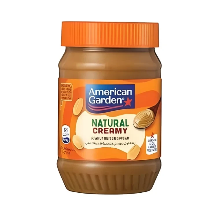 American Garden Natural Creamy Peanut Butter 511g