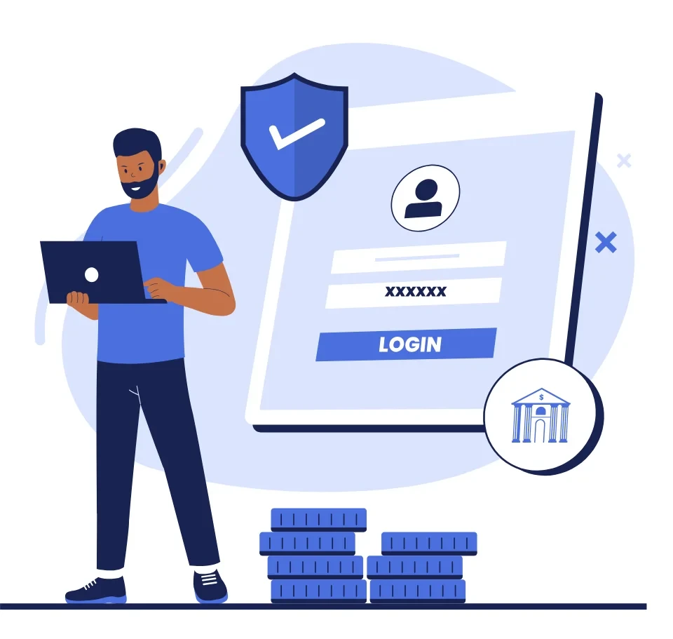 Customer Login page Image