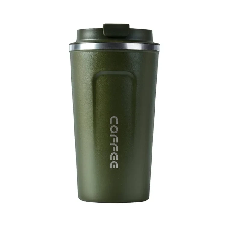 500 ml Double Wall Coffee Tumbler -  Olive Green