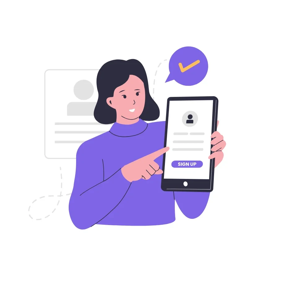 Customer Register Page Image
