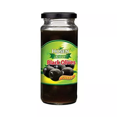 Hosen Pitted Black Olives 345g