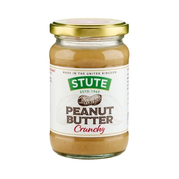 STUTE Crunchy Peanut Butter 270g (UK)