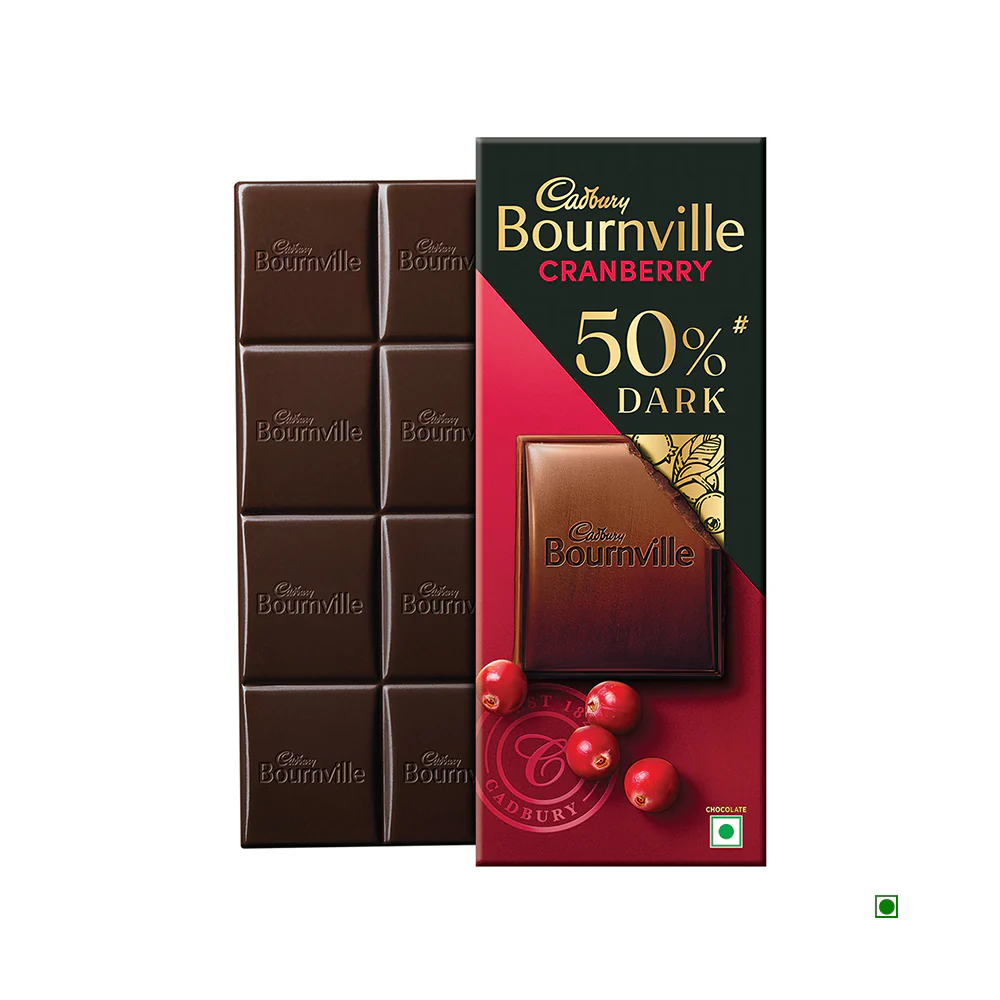 Cadbury Bournville Cranberry (50% Dark) - 80g