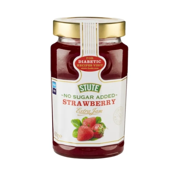 STUTE No Sugar No Sugar Added Strawberry Jam 430g (UK)