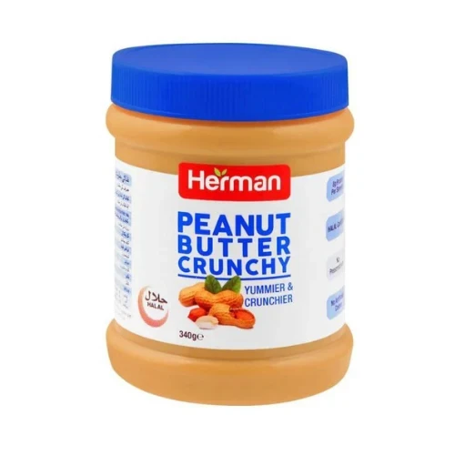Herman Crunchy Peanut Butter Butter 340g